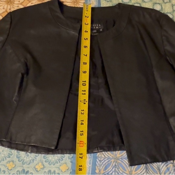 Spenser Jeremy 100% Lamb leather blk jacket, 12, NWOT. - Picture 3 of 11